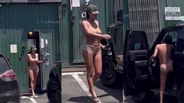 Bianca Censori nude