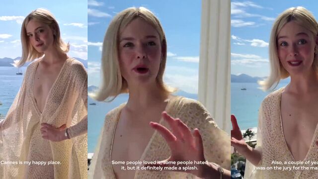 Elle Fanning nude