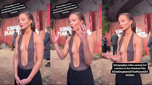 Freya Allan nude