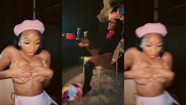 Brandi Monae slowly sucks my cock while I talk shit