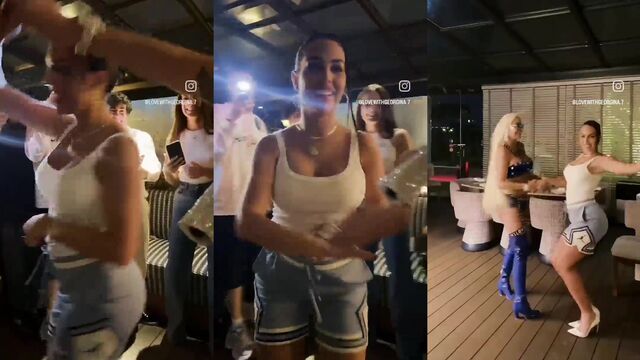 A safada Georgina Rodrigues está mais uma vez rebolando na internet