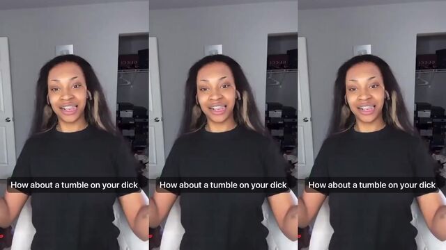 Erika exposes her huge tits on Twitter, gets many requests for more