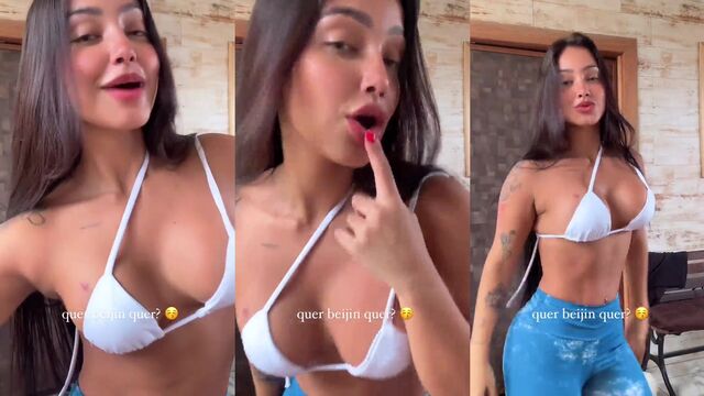 A very hot Brazilian girl came for a massage and took a lot of dick