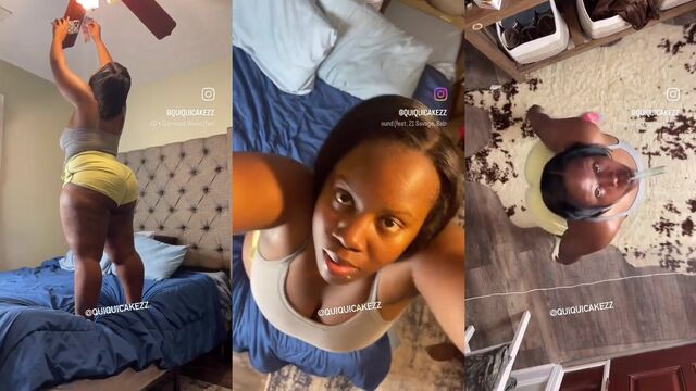 Ebony stallion bounces bigass cake on hypnotic twerk beat
