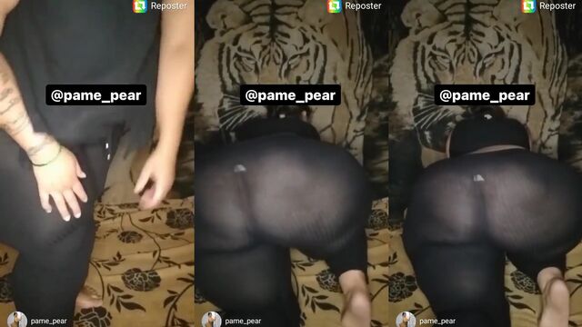 Fat SSBBW shakes her massive ass in the kitchen