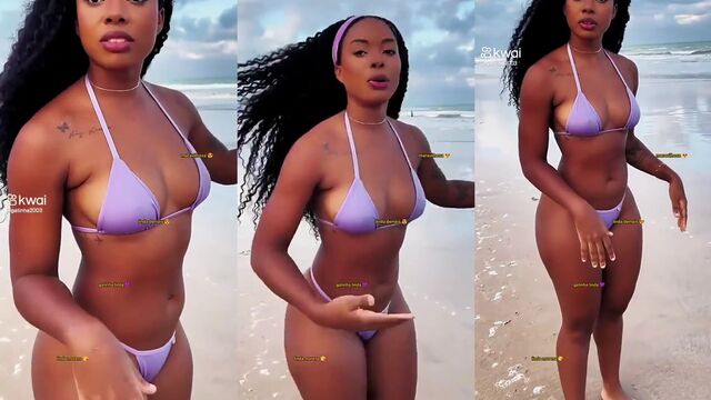 Sonielle Mulata Gostosa in bikini show