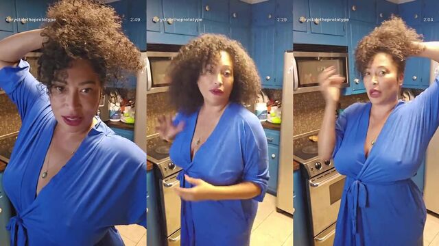 Freaky titty action with an Instagram star
