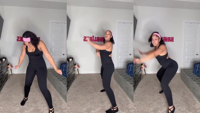Thick Latina streamer twerks her big ass on Instagram clip