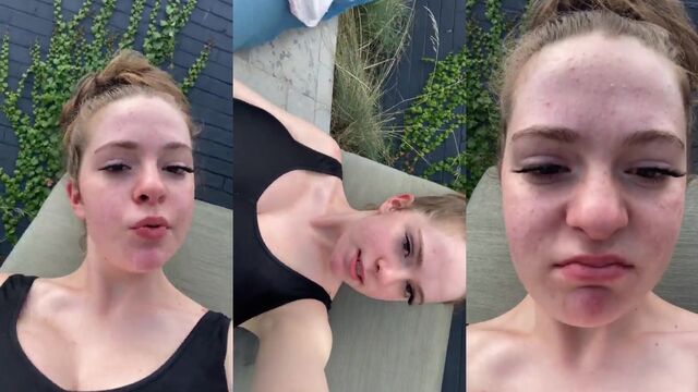 Busty beauty bounces huge tits on TikTok
