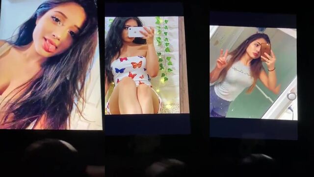 Daisyymichelle shows her big boobs while playing video games