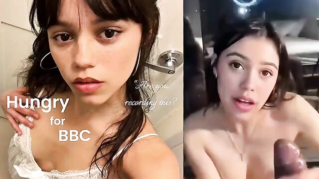 Jenna Ortega gets a big black cock as a tribute in this hot scene