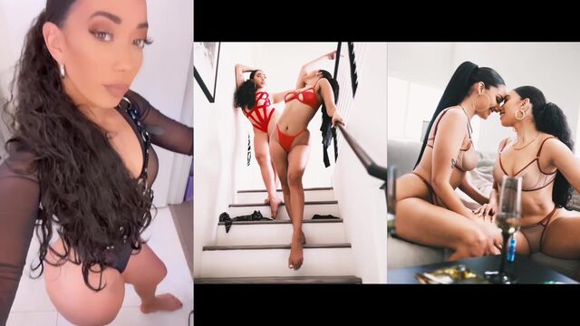 KassandraLee shows her beautiful body in a sensual Blasian OnlyFans video