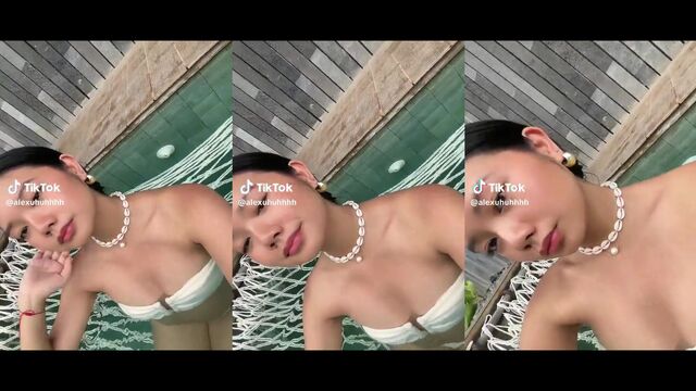 A cute 19-year-old Filipino girl exposed herself passionately on camera