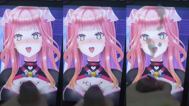 A tribute to Miku, the most beautiful VTuber, with cum