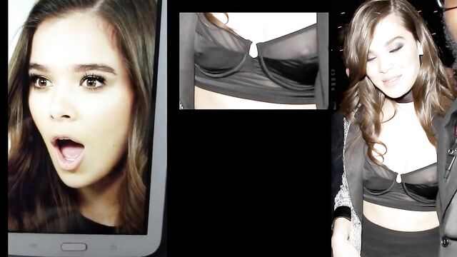 Hailee Steinfeld's cumshot tribute video is a must-see!