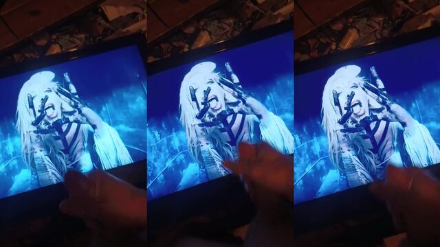 A tribute to Maria Brink, embodied in an intense moment of passion