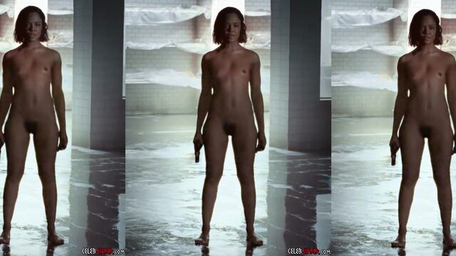 Celebrity nude video with hot ebony actress performing