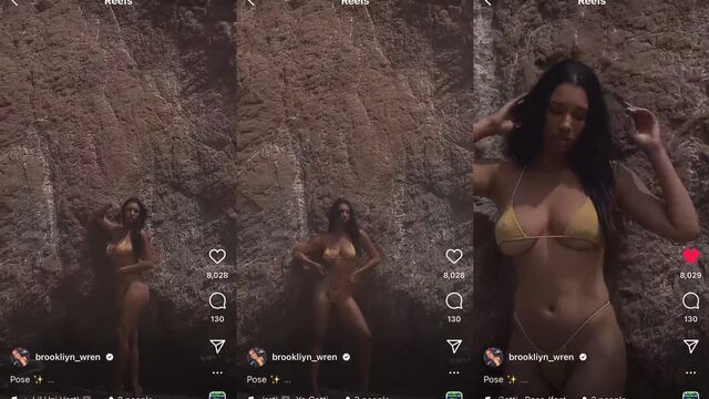 Perfect 10 ring girl with big natural boobs gets black bopped