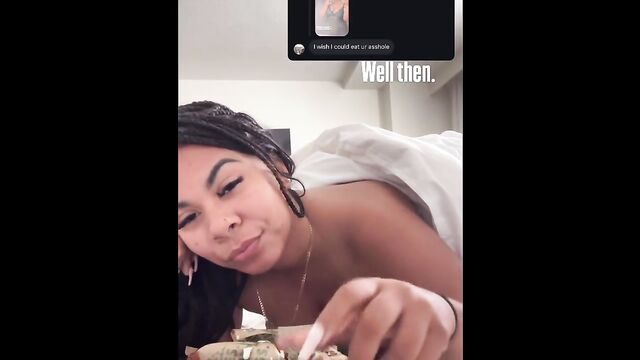 Redbone BBW gets her tight ass toyed with and banged