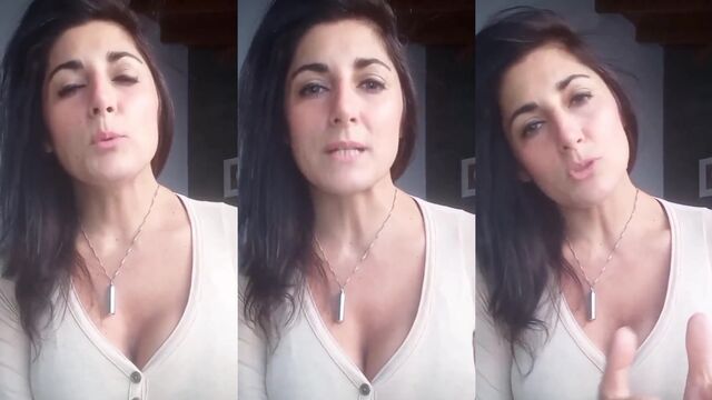Juliana Santillan, Argentine model and politician, shows her tits in politica