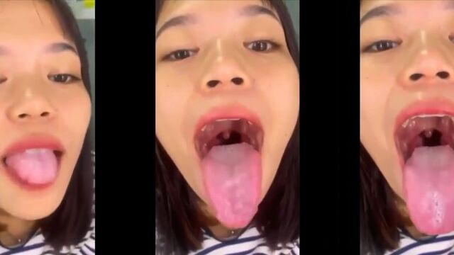 Longtongue Indonesian jilbab babe gets her pussy eaten and licked by a horny guy