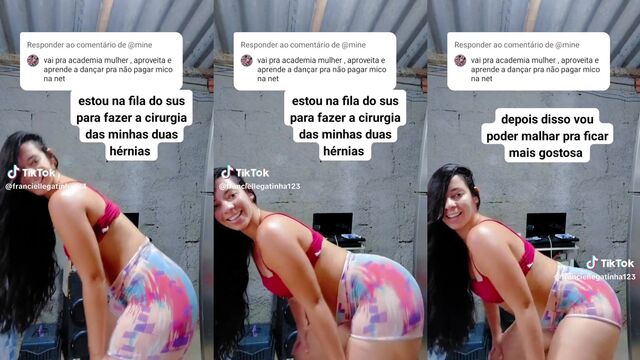 Bundão action with a sexy brunette taking it from the back