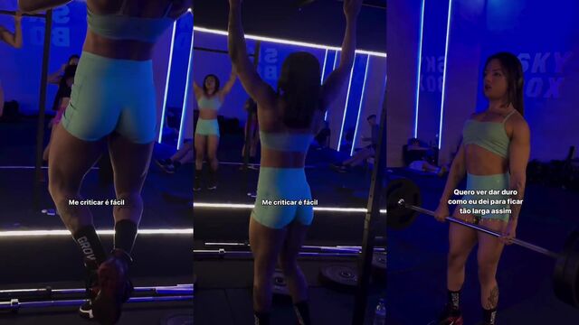 I came back from the gym and my girlfriend Isabella Sena fucked me hard