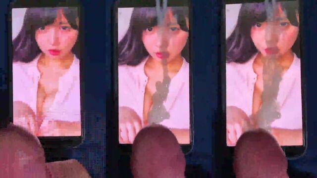 A huge cum shot as a tribute to the beautiful woman from Blackpink