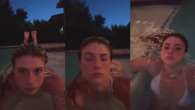 Faith Ordway leaks a new video of her on TikTok, showing her feet and soles