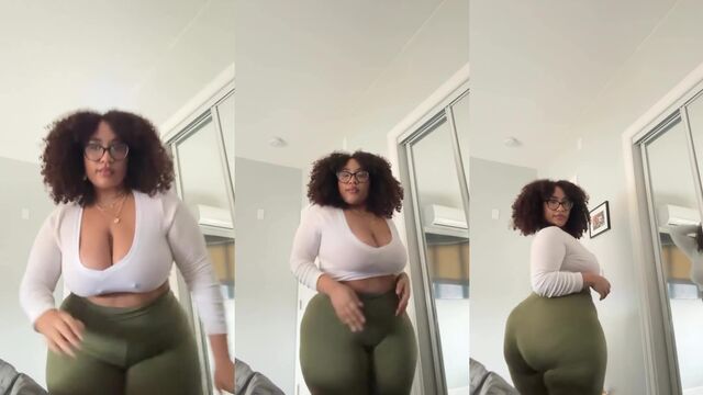 Fat bitch plays with her nipples and juices