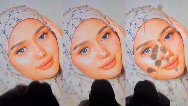 AweK Tudung Lancap Buat Tribut Dengan Awan Dan Puteri Sari