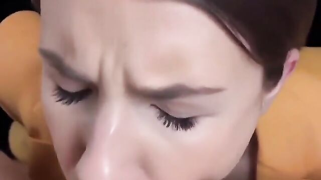 Millie Bobby Brown gets her pussy filled with sticky sperm
