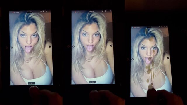 Megan Eugenio's cumtribute with the hottest actresses
