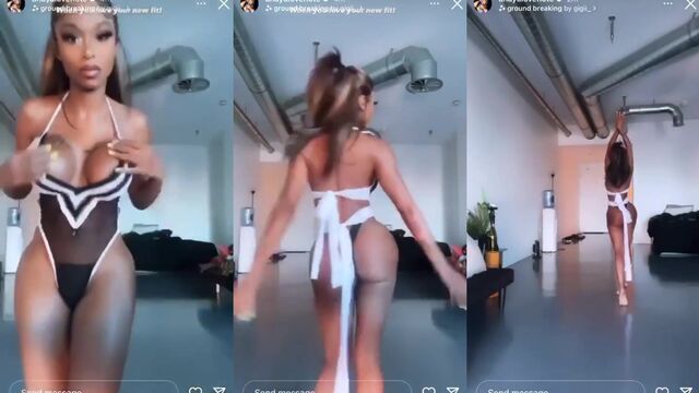 Ebony music star leaks her bigboobs on Instagram live