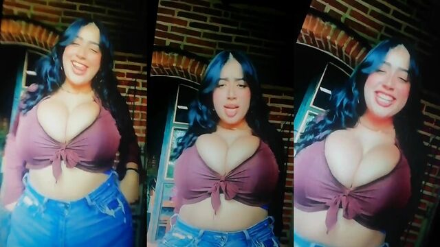 A hot cum tribute for all to see