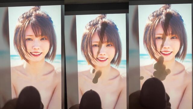 Enako is a popular gravia model and AV actress who loves to engage in bukkake scenes