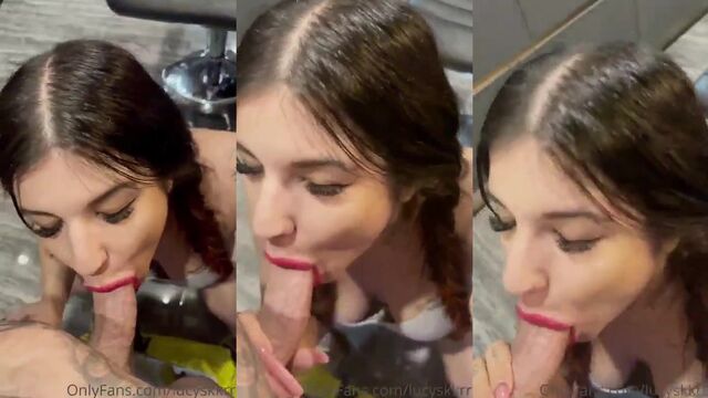 Hot Romanian babe Lucy Skkrr enjoys steamy sex on Instagram