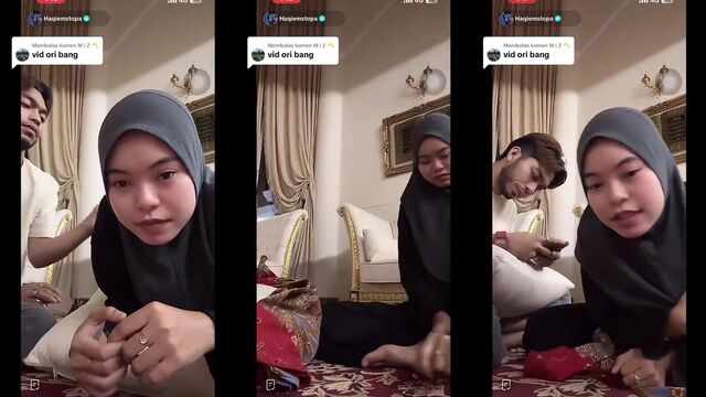 Hijab girl gets her pussy fucked by a Malay dude