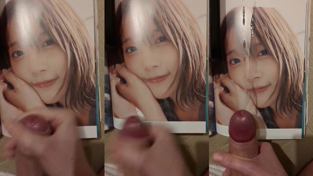 Bukkake tribute to the captivating voice actress Maaya Uchida