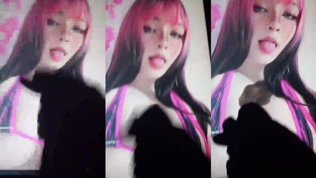 A tribute to the big tits pornstars with a cum shot finish