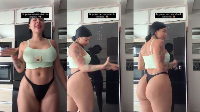 Marian Gomez shows off her big booty and sexy Venezuelan charm