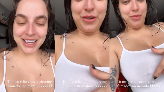 Bruna has a great time with a famous YouTuber in this hot podcast