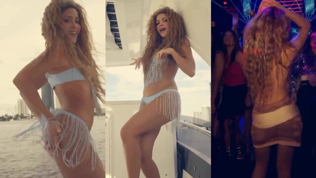 Famous Colombianas twerking with tremendous ass