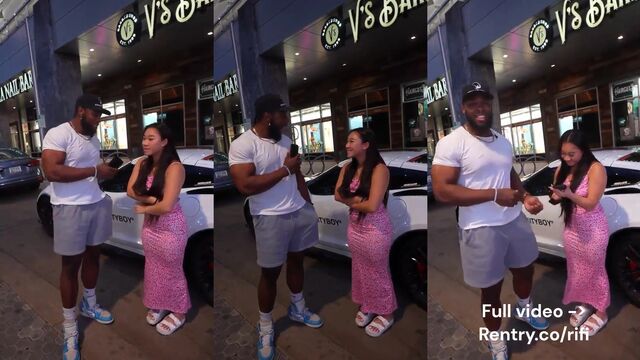 Hot interracial action with a gorgeous young babe