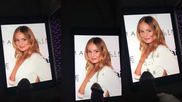 Debby Ryan gets a cum tribute on the red carpet