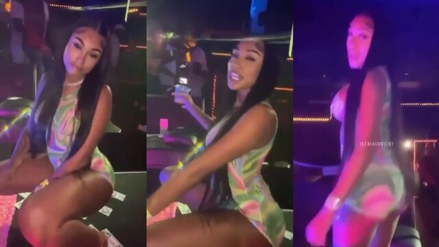 Janiai Meshell shows off her big ass twerking skills