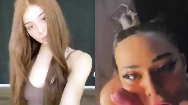 A famous star got her face covered with cum in a leaked video