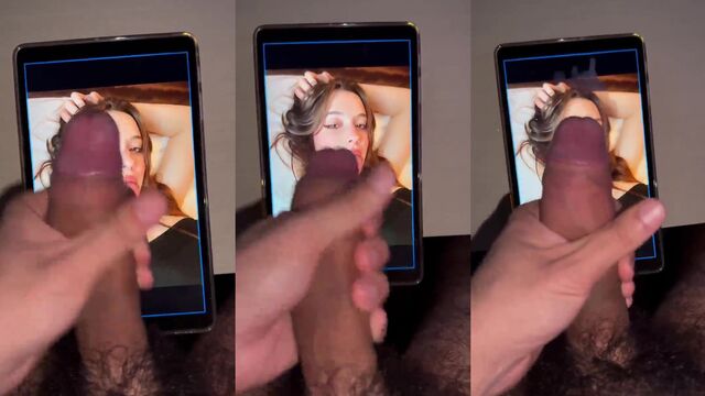 A cumshot tribute to all the girls who love to pose naked