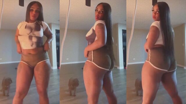 Ghetto Thot Rides a Big Dick and Gets Covered in Cum