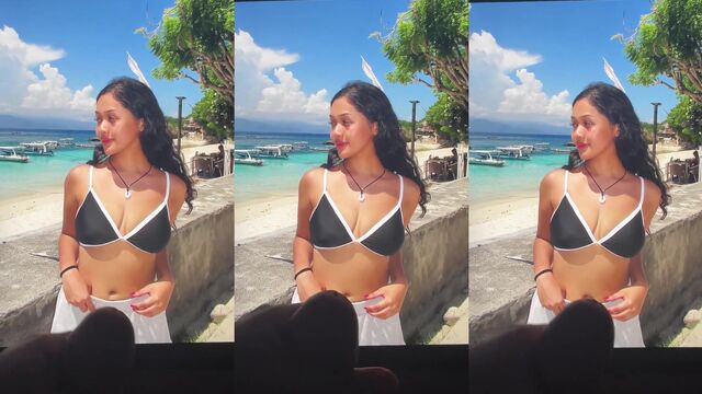 Malay minah Helsie cumtribute, a popular halal adult scene